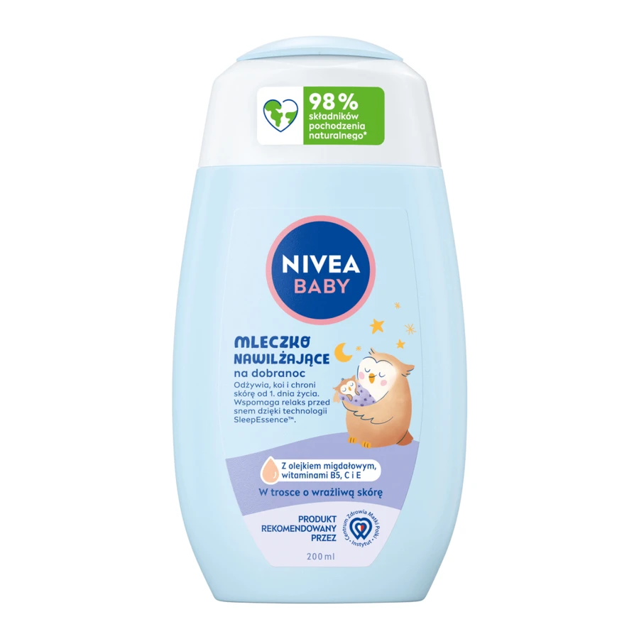 Зволожуючий молочко Nivea для немовлят перед сном, 200 мл: ціни та характеристики