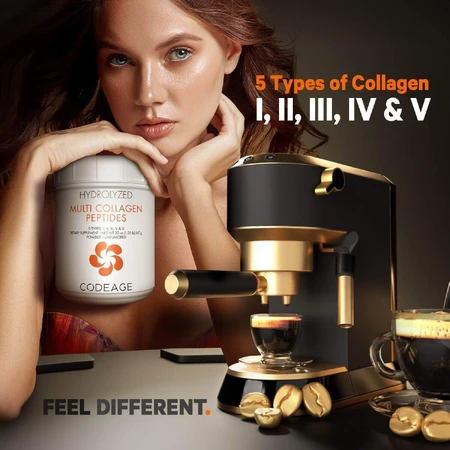 Codeage Hydrolyzed Multi Collagen - 5 видів пептидів колагену, гідролізований колаген з 5 джерел пептидів, без ароматизаторів, 567 г, GNC, GNC: ціни та характеристики