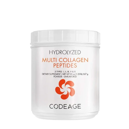 Codeage Hydrolyzed Multi Collagen - 5 видів пептидів колагену, гідролізований колаген з 5 джерел пептидів, без ароматизаторів, 567 г, GNC, GNC: ціни та характеристики