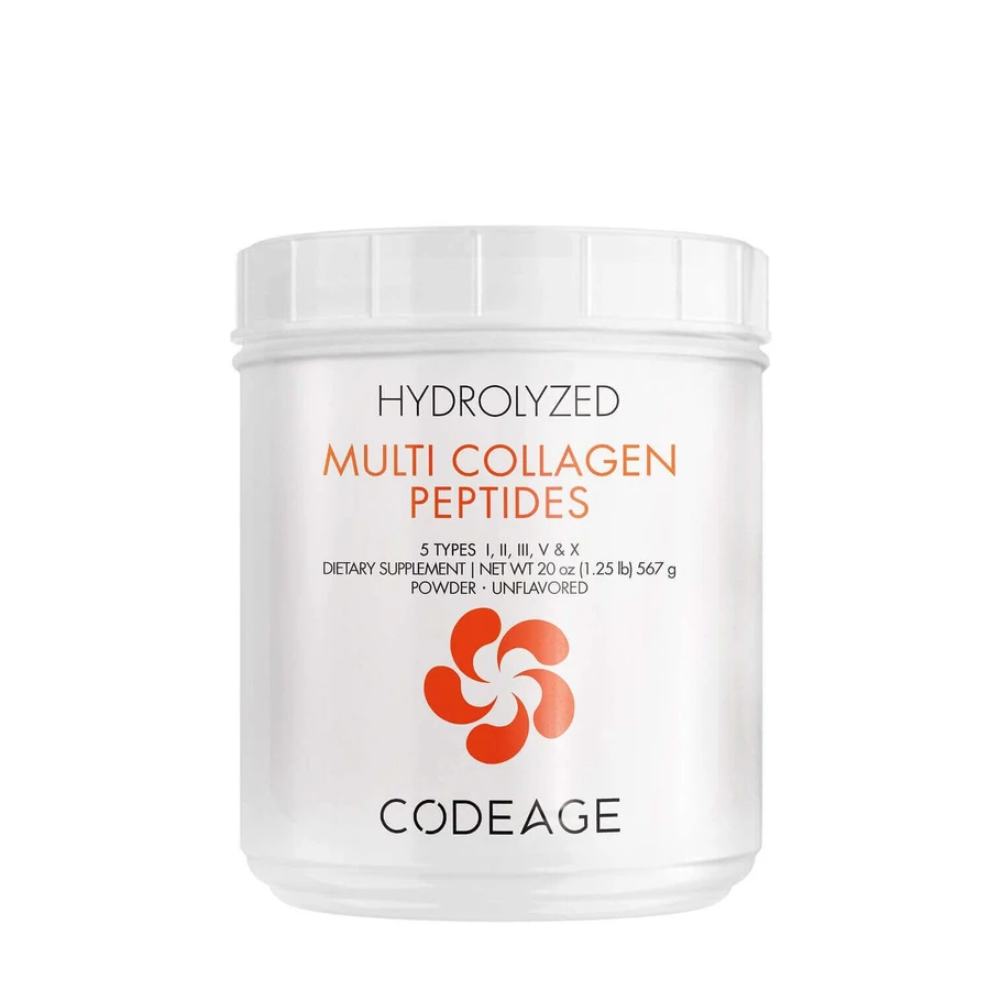 Codeage Hydrolyzed Multi Collagen - 5 видів пептидів колагену, гідролізований колаген з 5 джерел пептидів, без ароматизаторів, 567 г, GNC, GNC: ціни та характеристики