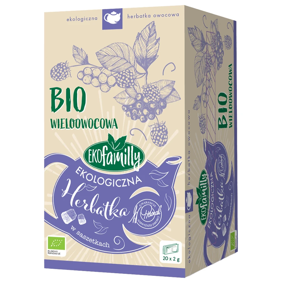 Органический фруктовый чай EkoFamily Bio Multifruit, 2 г x 20 пакетиков: цены и характеристики