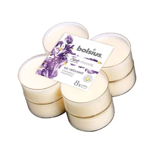 Bolsius Aromatic 2.0 Aromatic Maxi 8pcs So relaxed, ароматические свечи 1×8 шт, ароматическая свеча