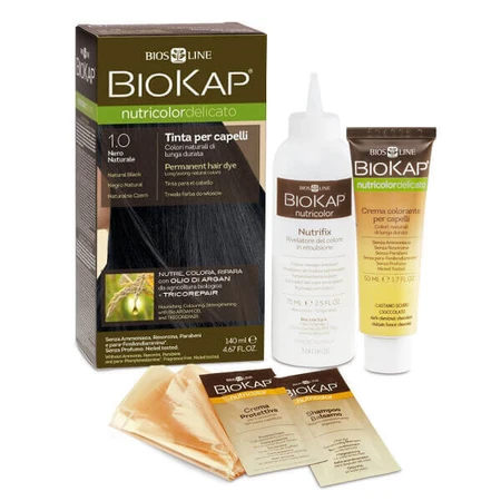 Biokap Nutricolor Delicato, краска для волос, 1.0 натуральный рыжий, 140 мл: цены и характеристики
