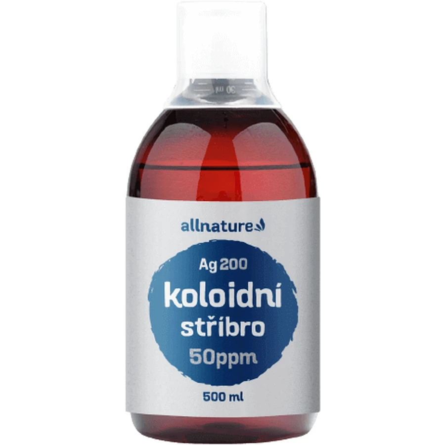 Allnature Коллоидное серебро Ag200 - 50 ppm 500 мл: цены и характеристики