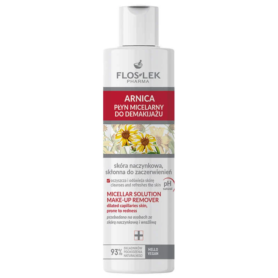 Floslek Pharma Arnica, Мицеллярный лосьон для демакияжа, 225 мл: цены и характеристики