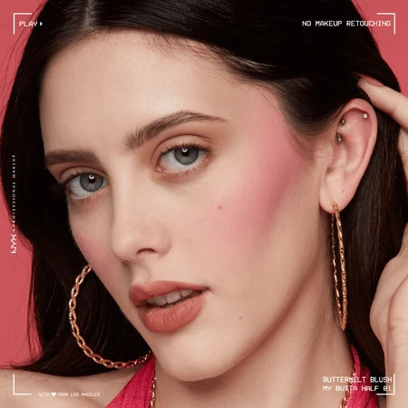 Рум'яна NYX Professional Makeup Buttermelt Blush 01 My Butta Half Powder Blush: ціни та характеристики