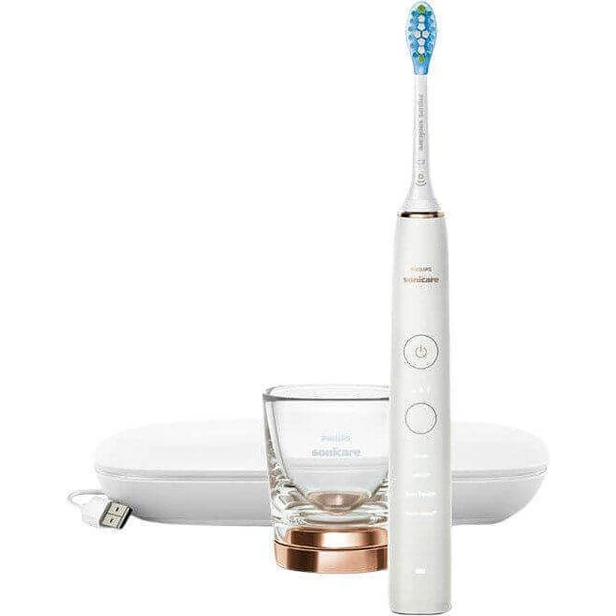 Електрична зубна щітка Philips Sonicare DiamondClean 9000 Sonic з додатком HX9911/94: ціни та характеристики