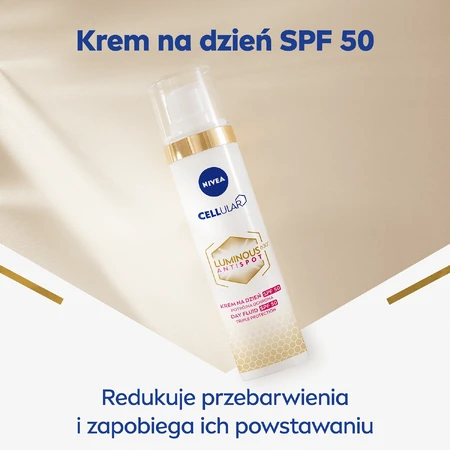 Nivea Cellular Luminous 630 Денний крем проти пігментації SPF50, 40 мл: ціни та характеристики