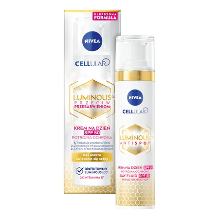 Nivea Cellular Luminous 630 Денний крем проти пігментації SPF50, 40 мл: ціни та характеристики