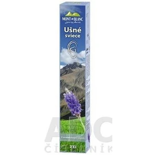 Свечи Mont Blanc Luxury Auris Uné с лавандовым маслом 2 шт.