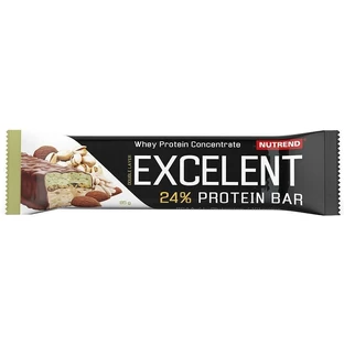 Батончик Nutrend Excelent подвійний мигдаль+фісташки з фісташками 85 г