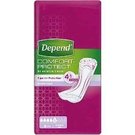DEPEND SUPER 1×8 шт, прокладки для недержания 11×36 см: цены и характеристики
