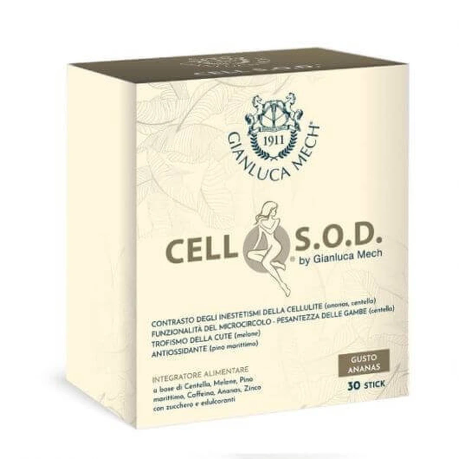 Дренажна і тонізуюча харчова добавка Gianluca Mech Cell SOD 30x5гр: ціни та характеристики