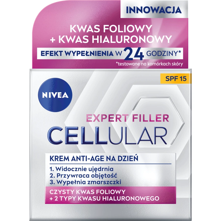 Nivea Cellular Expert Filler SPF15 Антивіковий денний крем, 50 мл: ціни та характеристики