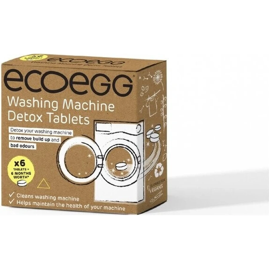 Ecoegg Таблетки для чищення пральних машин 1×6 шт, таблетки для пральних машин: ціни та характеристики