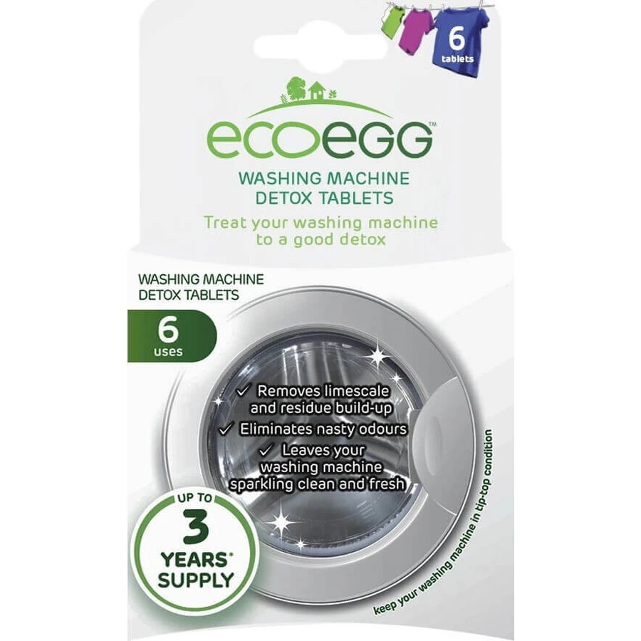 Ecoegg Таблетки для чищення пральних машин 1×6 шт, таблетки для пральних машин: ціни та характеристики