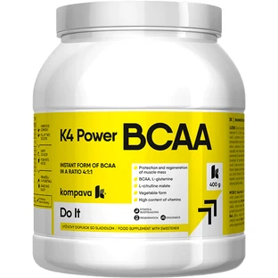 Kompava K4 Power BCAA 36 доз, манго 400 г