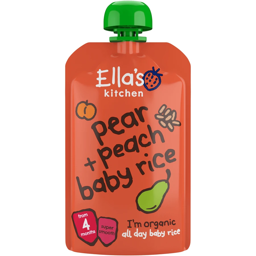 Ella's Kitchen BIO Детская ряженка, груша и персик 120 г: цены и характеристики