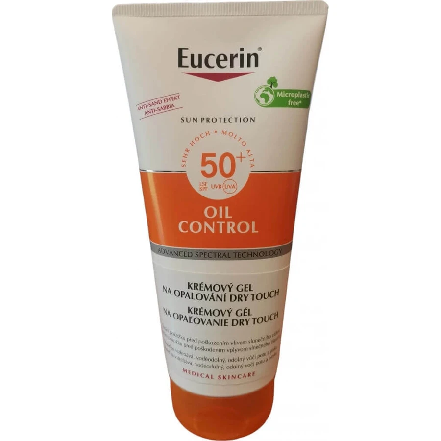 Eucerin SUN OIL CONTROL DRY TOUCH SPF 50+ 1×200 мл, солнцезащитный гель-крем: цены и характеристики