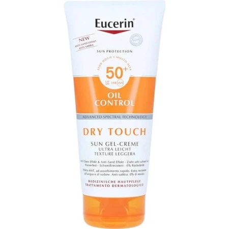 Eucerin SUN OIL CONTROL DRY TOUCH SPF 50+ 1×200 мл, солнцезащитный гель-крем: цены и характеристики