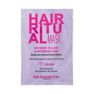 Dermacol HAIR RITUAL Маска для холодних русявих відтінків 1×15 мл, маска для волосся