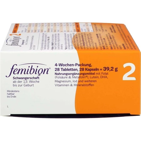 Фемибион 2 Беременность и грудное вскармливание Dr. Reddys Femibion 2, 28 таблеток + 28 капсул: цены и характеристики