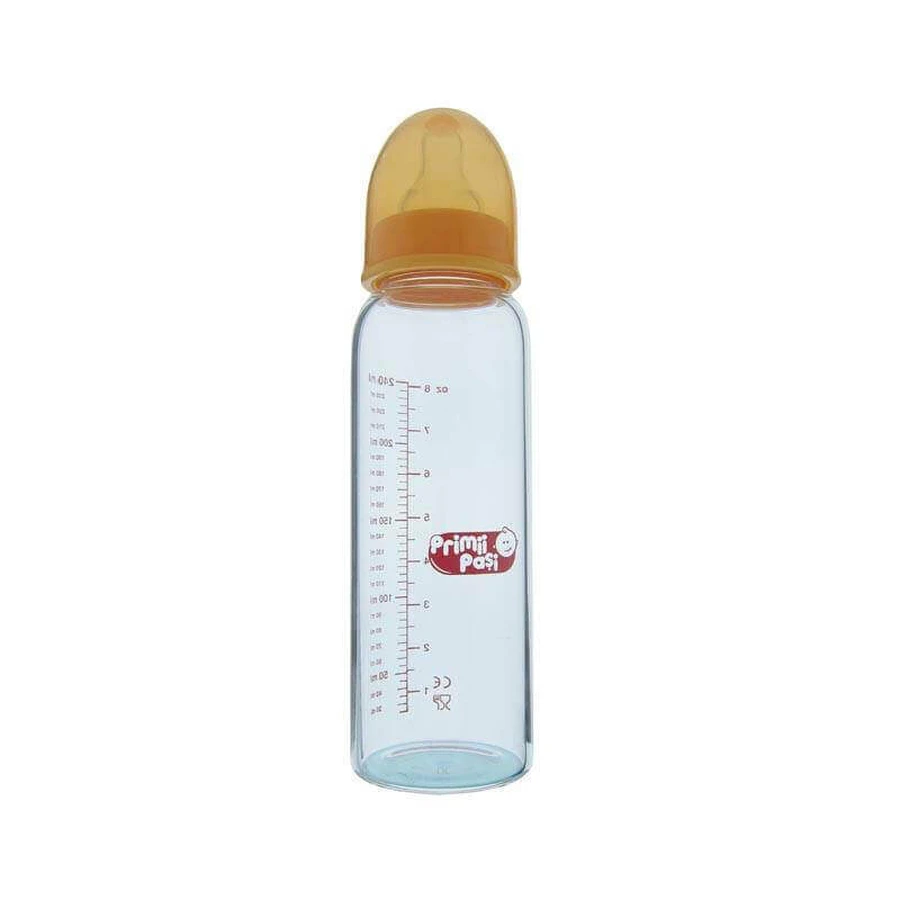 Primii Pasi R0150 - Боросиликатная бутылка (бутылка) 240 мл желтая: цены и характеристики
