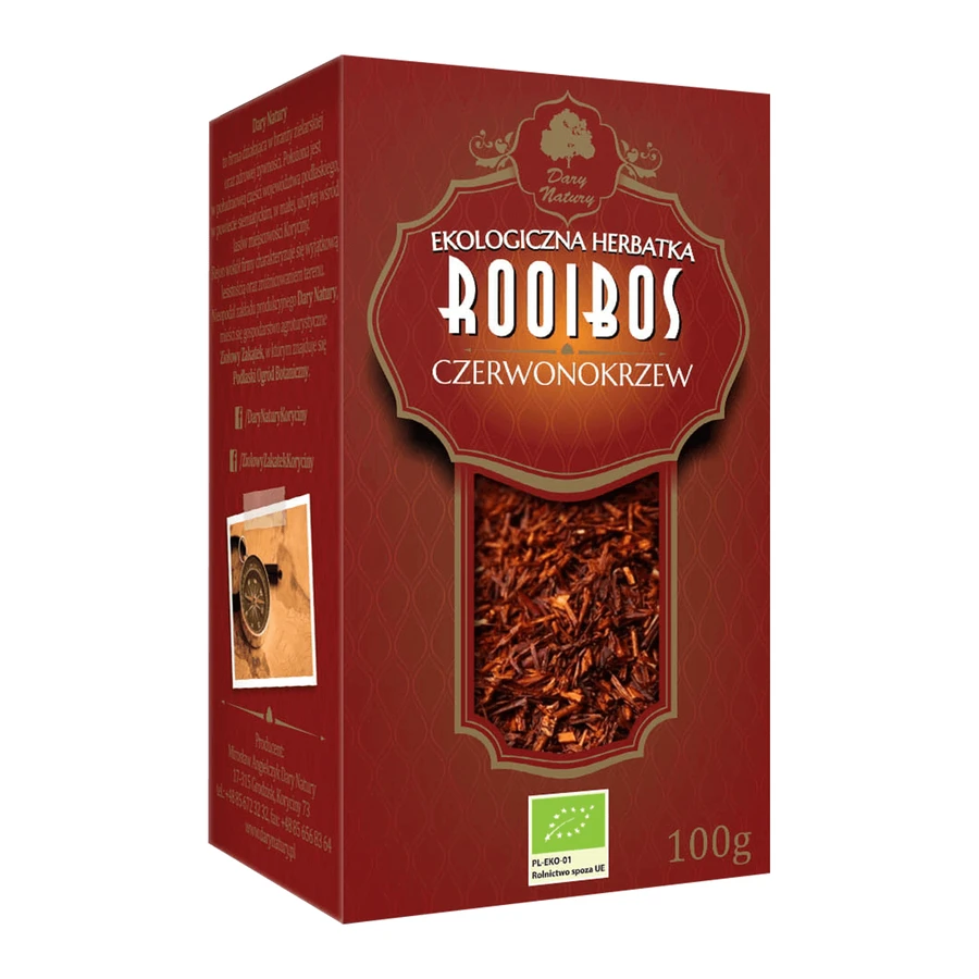 Dary Natury Rooibos Red Shrub, органічний чай, 100 г: ціни та характеристики