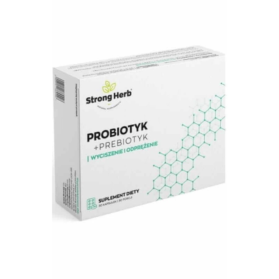Пробіотик + пребіотик Заспокоєння та релаксація 30 капсул Strong Herb: ціни та характеристики