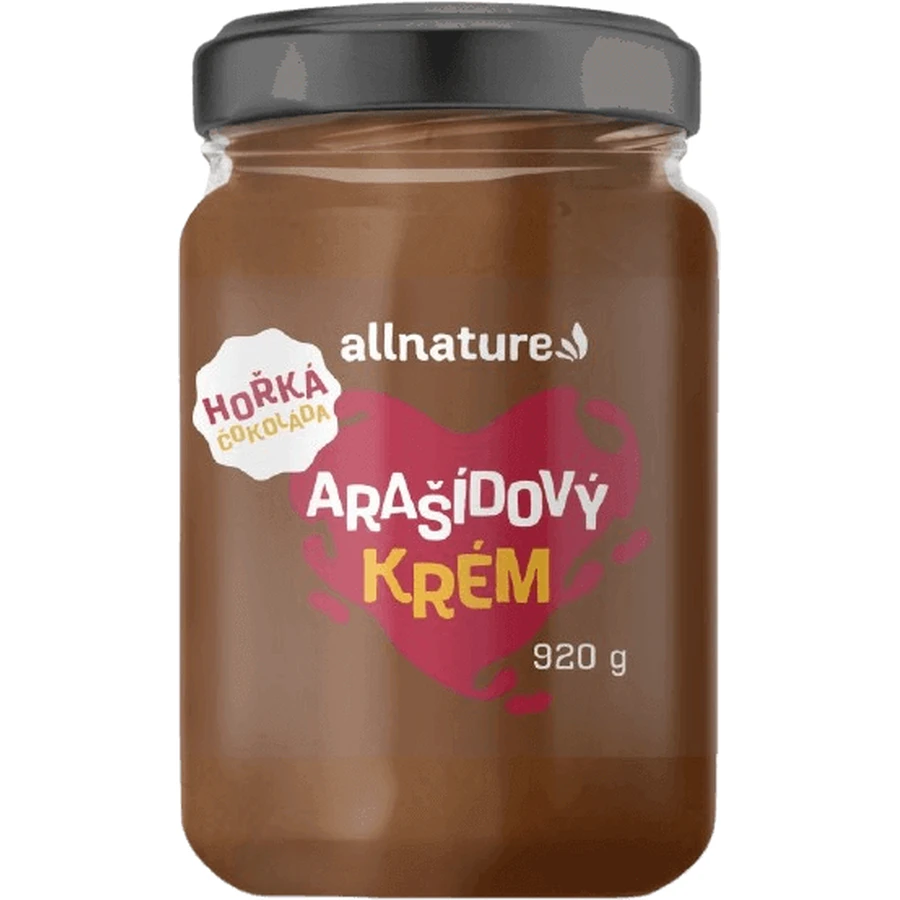 Allnature Арахісовий крем з гарячим шоколадом 920 г: ціни та характеристики