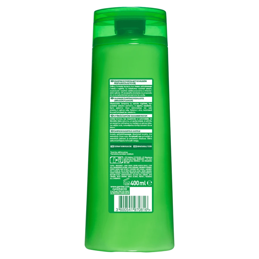 Garnier Fructis, Восковий шампунь, свіжий, 400 мл: ціни та характеристики