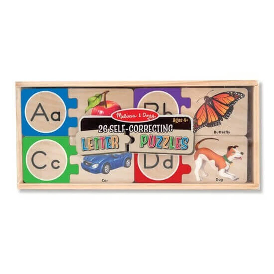 Дерев'яний пазл, англійська абетка, +4 роки, Melissa& Doug: ціни та характеристики