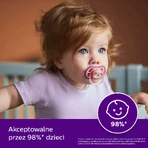 Пустушка Philips Avent Ultra Air girl SCF349/22,, силіконова, симетрична, для дівчинки, від 18 місяців, 2 шт.: ціни та характеристики