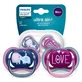 Пустушка Philips Avent Ultra Air girl SCF349/22,, силіконова, симетрична, для дівчинки, від 18 місяців, 2 шт.