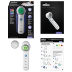 Braun BNT 400, бесконтактный термометр для лба 5 в 1 с точным определением возраста, белый: цены и характеристики