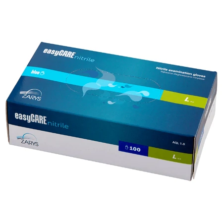 EasyCare Nitrile, нитриловые перчатки, непрозрачные, неопудренные, размер L, 100 штук: цены и характеристики
