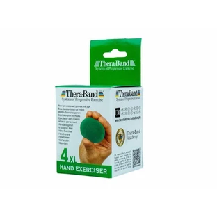 Theraband Hand Exerciser XL - гелевый тренажер для рук яйцо, зеленый - средней мягкости