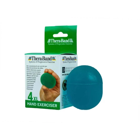 Theraband Hand Exerciser XL - гель-тренажер для рук яйцеподібний, зелений - середньої м'якості: ціни та характеристики