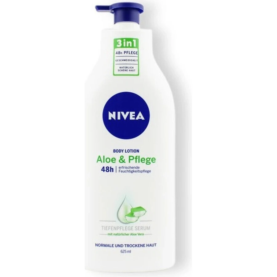 Nivea Лосьон для тела Aloe&Hydration 1×625 мл, лосьон для тела: цены и характеристики