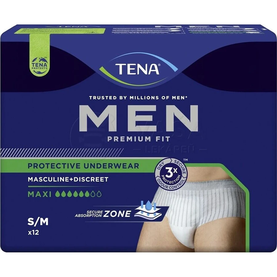 TENA Мужское защитное белье Уровень 4 M 1×12 шт, нижнее белье: цены и характеристики