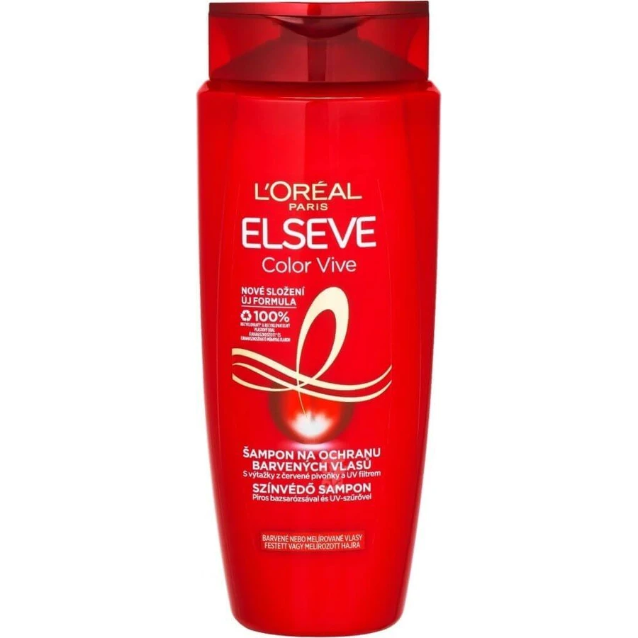 L'Oréal Paris Elseve Color Vive шампунь для фарбованого волосся 1×700 мл, подовжує колір волосся: ціни та характеристики