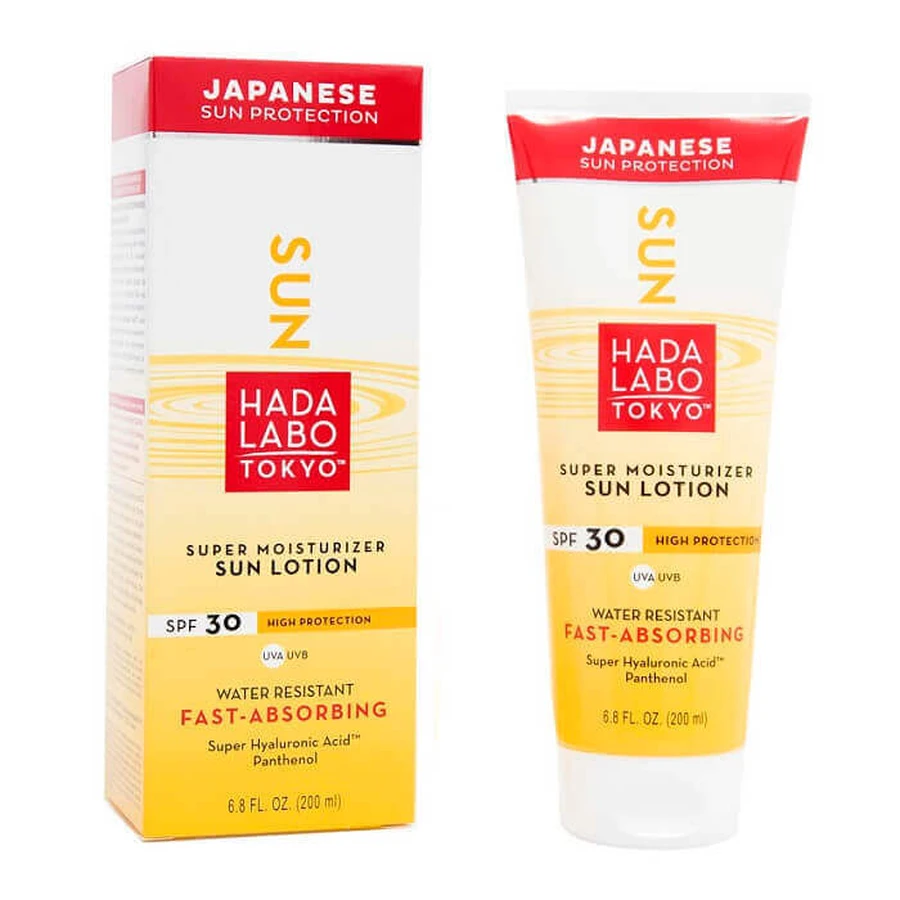 Солнцезащитный лосьон для тела SPF 30, 200 мл, Hada Labo Tokyo: цены и характеристики