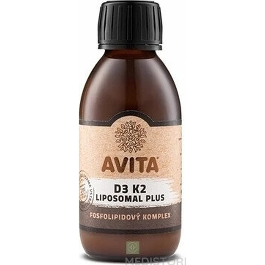 AVITA D3 K2 LIPOSOMAL PLUS 1×200 мл, фосфоліпідний комплекс: ціни та характеристики
