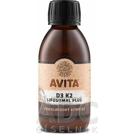 AVITA D3 K2 LIPOSOMAL PLUS 1×200 мл, фосфоліпідний комплекс: ціни та характеристики