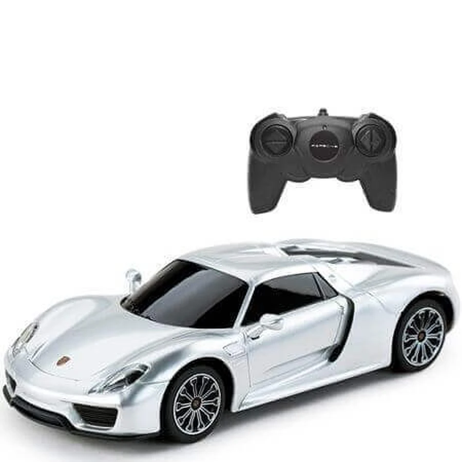 Машина с пультом управления Porsche 918 Spyder, масштаб 1 к 24, серебристая, Rastar: цены и характеристики