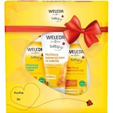 Дитячий набір Weleda Calendula - дитяча ванна + крем + олія