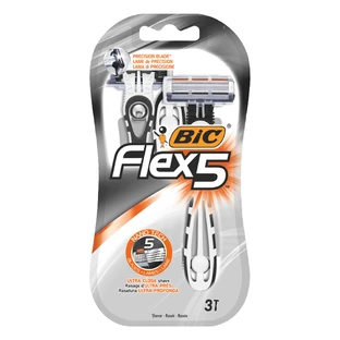 Одноразові бритви Bic Flex 5, 3 штуки