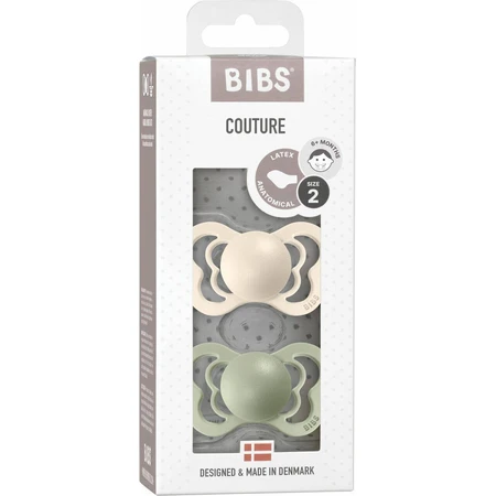 Ортодонтические пустышки BIBS Couture из натурального каучука, возраст 2 года, Honey Bee/Olive 2 шт.: цены и характеристики