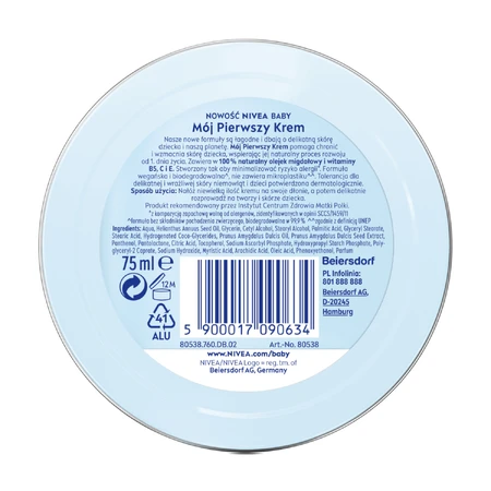 Nivea Baby My First Cream, 75 мл: цены и характеристики