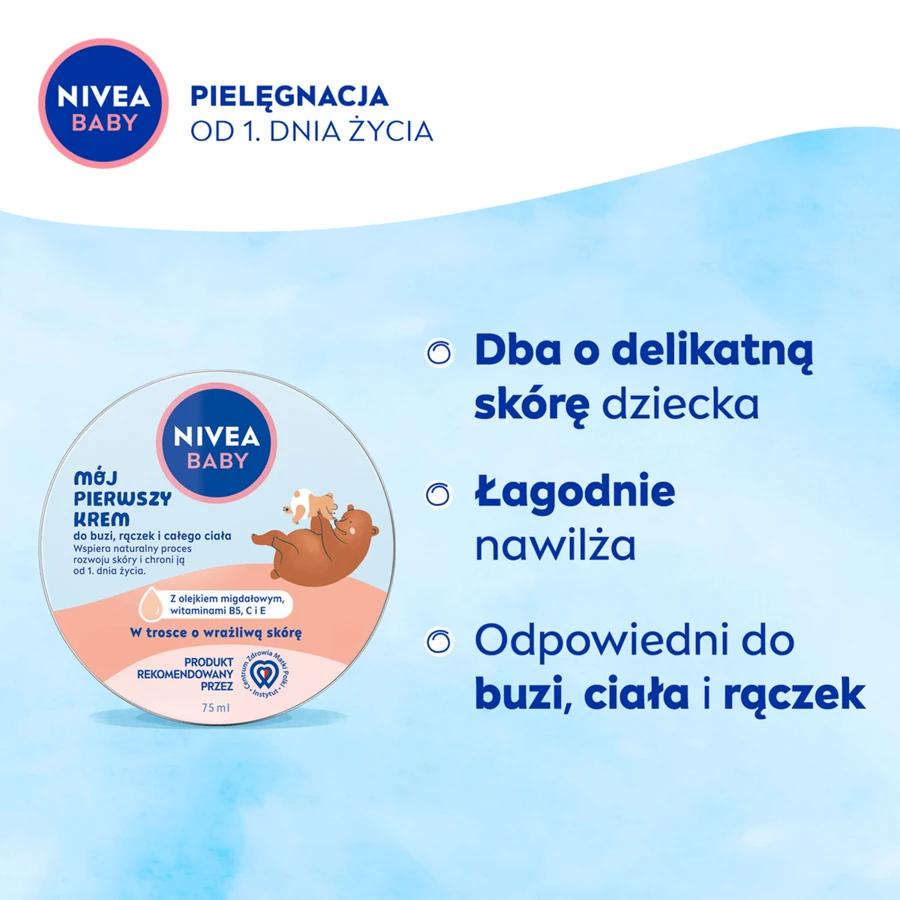 Nivea Baby My First Cream, 75 мл: цены и характеристики